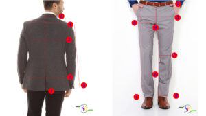 measure both jacket and trousers