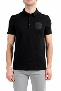 Versace Collection Men's Black Logo Short Sleeve Polo T-Shirt Sz US M IT 50