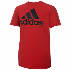 adidas Boys' Big Stay Dry Moisture-Wicking Aeroready Short Sleeve T-Shirt