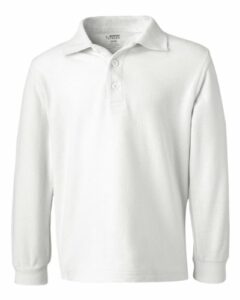 French Toast School Uniform Boys Long Sleeve Pique Polo Shirt